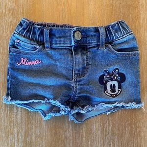 Minnie Mouse Gap Disney Denim Shorts Toddler